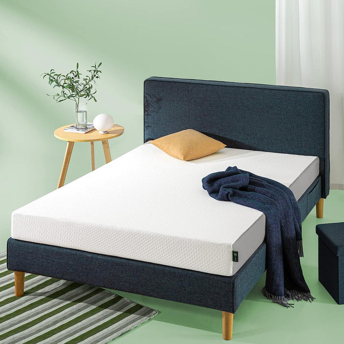 ZINUS 6 Inch Cooling Essential Foam Mattress, Bed-in-a-Box, CertiPUR-US Certified, Queen, White