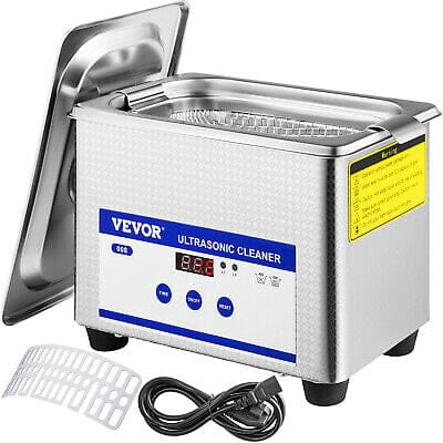 800ml 0.8L Ultrasonic Cleaner Digital Sonic Cleaning Equipment Stainless Steel