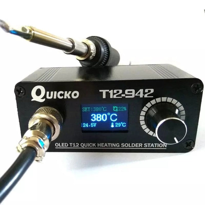 Digital Soldering Station T12-942 Handle with T12-K Iron Tips Welding Tool