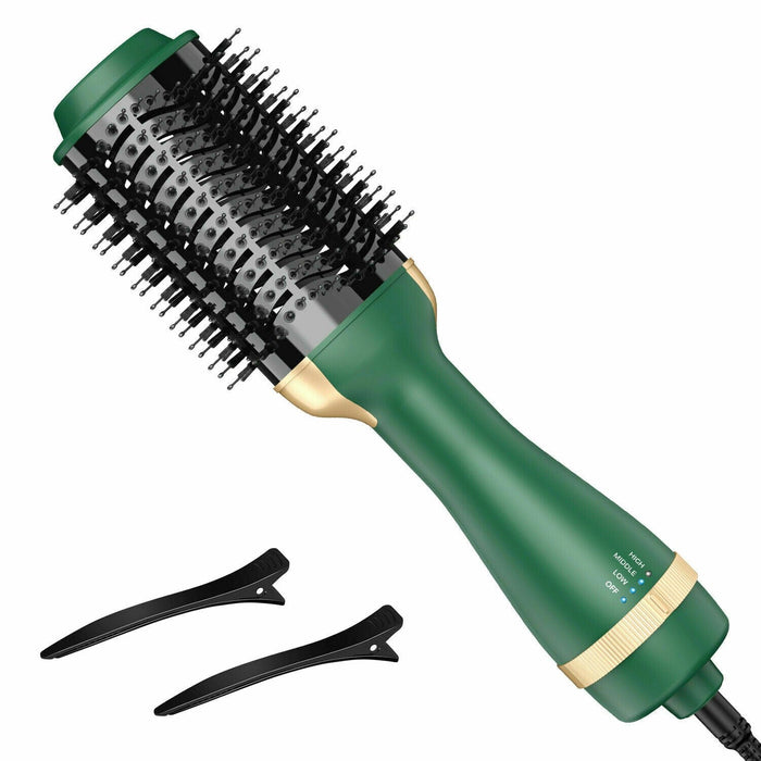 4 In 1 Hot Air Hair Dryer Brush One Step Volumizer Negative Ion Comb Blow Dryer