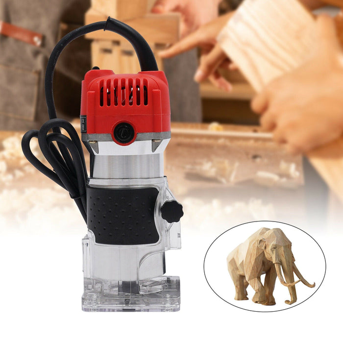 800W Electric Trimming Machine Wood Engraving Slotting For Woodworking