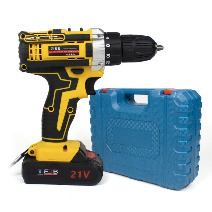 21V Electric Drill Cordless Electric Screwdriver Drill Set 30pcs with Battery