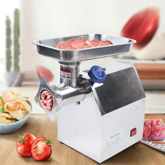110V Electric Meat Grinder Commercial Meat Mincer Machine Sausage Filler 170kg/H