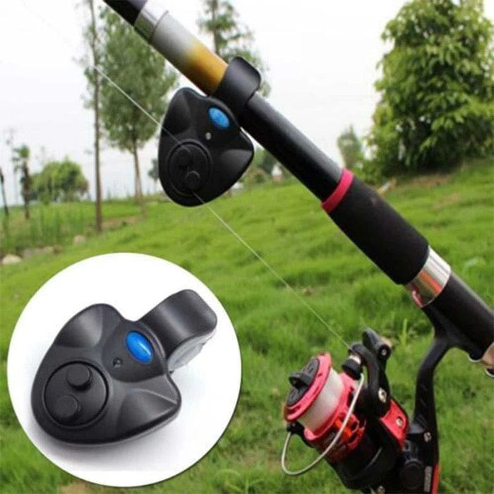 4 Pcs LED Electronic Light Fishing Bite Sound Alarm Alert Bell Clip On Fish Rod