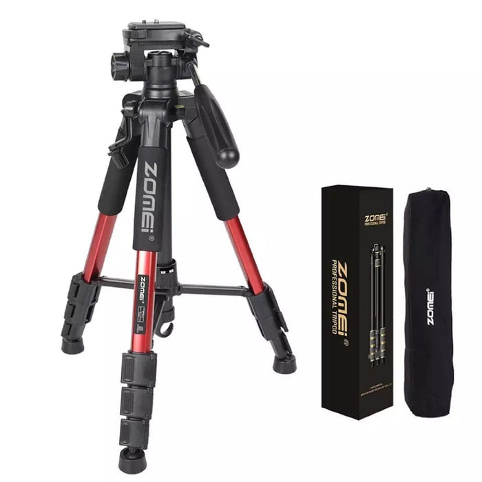 ZOMEI Professional Tripod Pan Head Portable Q111 Aluminum Travel for DSLR Camera