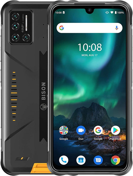 UMIDIGI BISON Rugged Smartphone Waterproof Shockproof 6GB 128GB Factory Unlocked