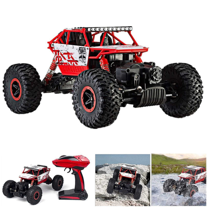 4WD RC Monster Truck Off-Road Vehicle 2.4G Remote Control Buggy Crawler Car