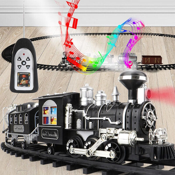 3 Speed Remote Control RC Train Set with Smoke, Sound and Light