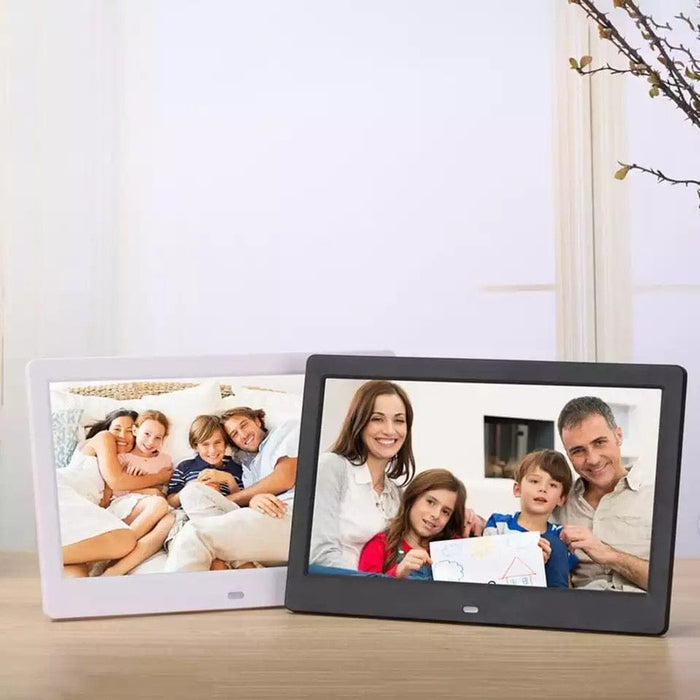 10" HD Digital Photo Frame Alarm Clock Music Player Video Album