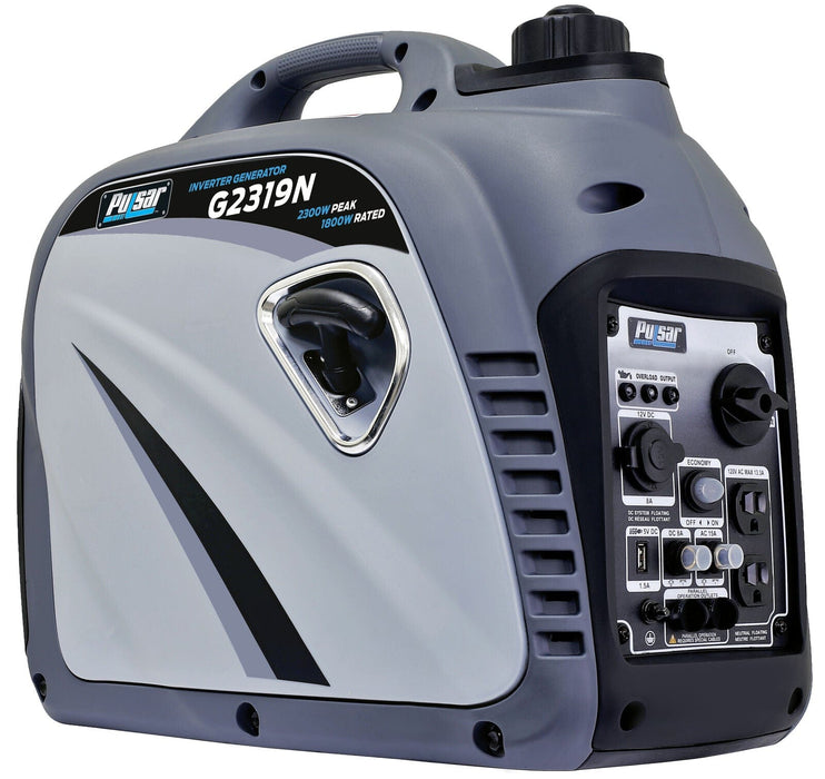 Pulsar 2300 Watt Portable Gasoline Inverter Generator Super Quiet G2319N