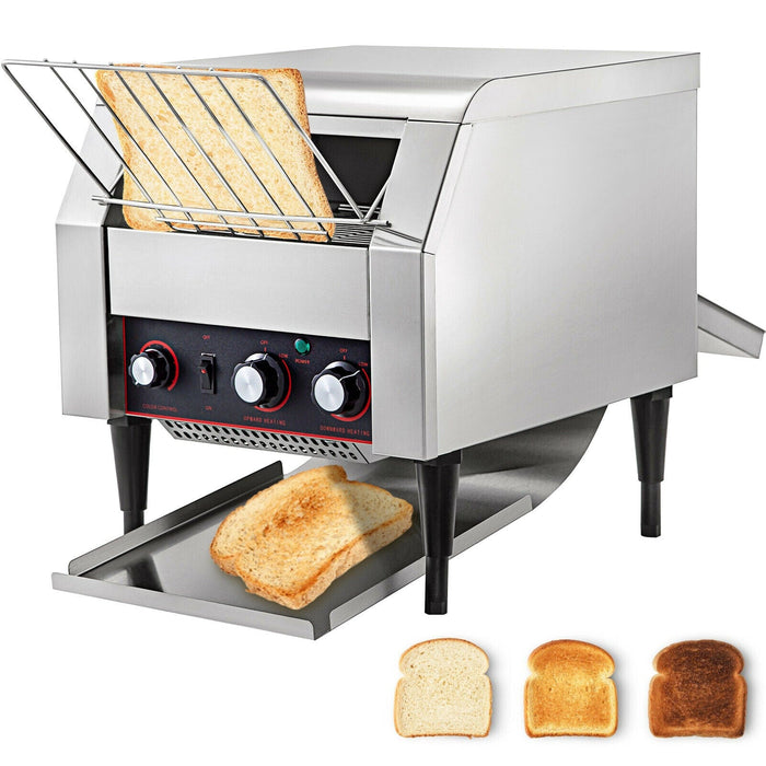 2.6KW Commercial Conveyor Toaster 450pcs/H Stainless Steel Restaurant Equipment