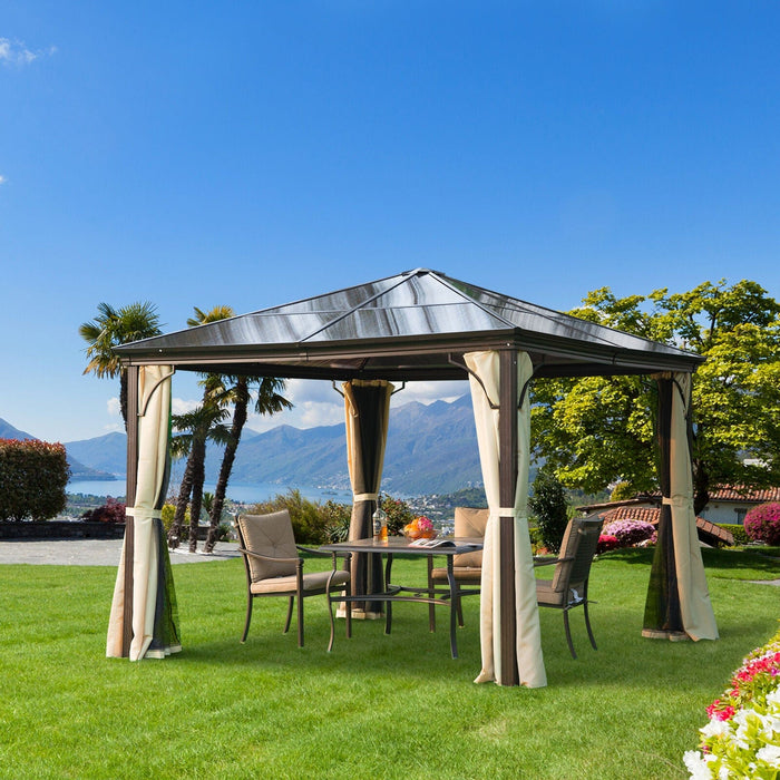 10'x10' Outdoor Patio Canopy Party Gazebo Shelter Hardtop