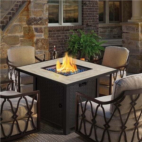 Topeakmart TP-00111464 Fire Pit Table