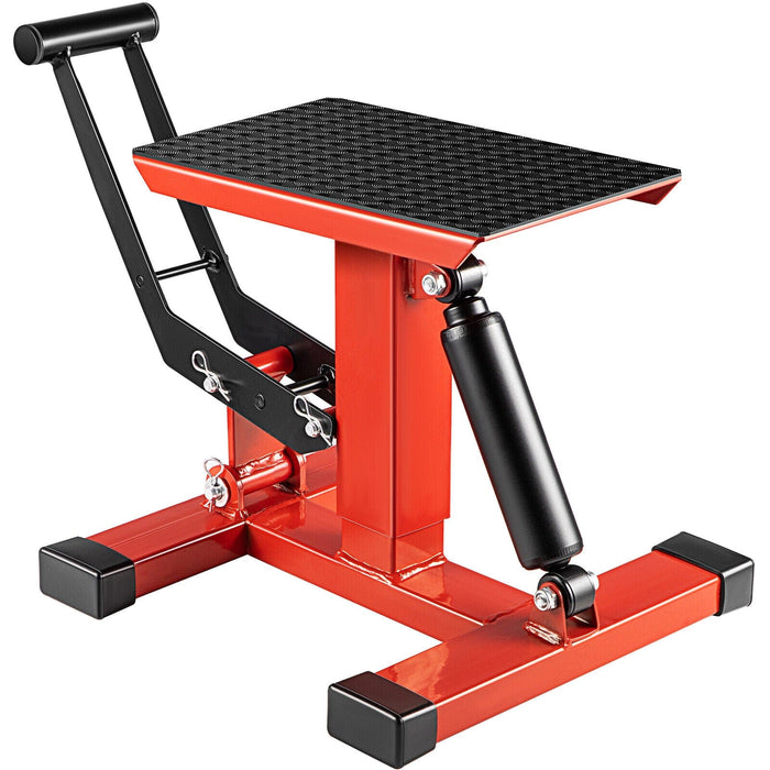 VEVOR Dirt Bike Lift Stand Adjustable Height Easy Lift Table Stand Jack 400 Lbs