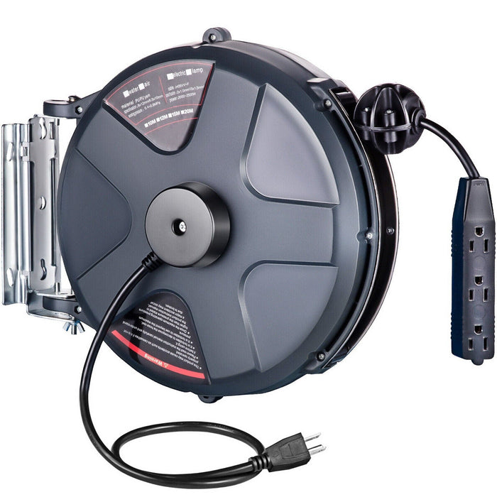 Retractable Extension Cord Reel Power Cord Reel 50 FT