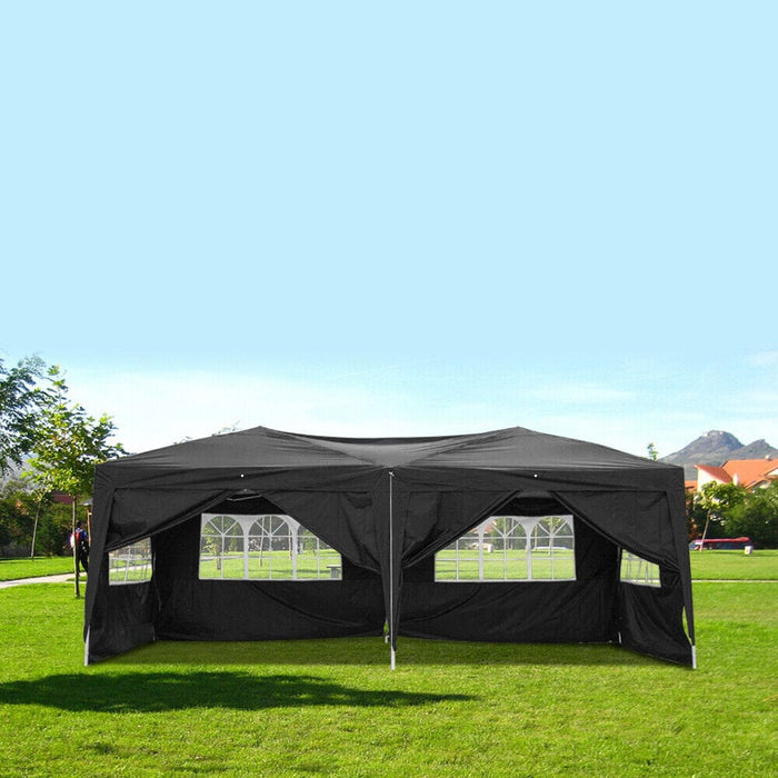10'x 20' Outdoor EZ POP UP Party Tent Wedding Gazebo Canopy Marquee 6 Walls