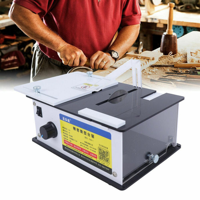 Electric Table Saw DIY Wood Cutting Machine Woodworking Grinder 2 Ball Motor