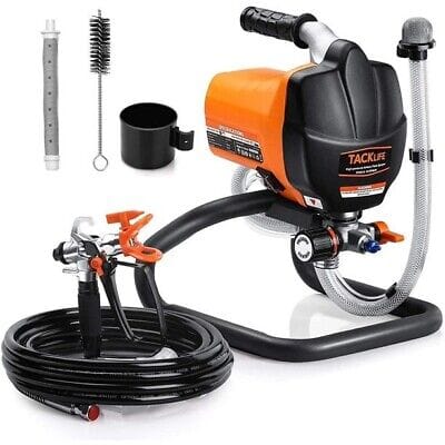 TACKLIFE 500W Airless Paint Sprayer with 25ft High-PrPaint Hose Changeable Filter