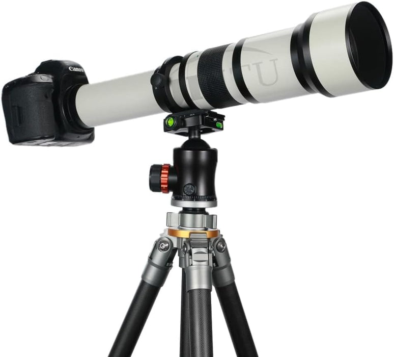 JINTU 650-1300mm Telephoto Zoom Lens F/8.3 for Canon Nikon SLR T8 T8i T7i T7s T7 T6s T6i T6 T5 SL3 SL2 4000D 650D 800D 550D 80D 90D 60D 5D IV D5600 D5500 D5100 D3300 D3200 D7500 D90