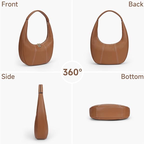 Juoxeepy Tote Bag Faux Leather Hobo Bag Women Office Work Bag Soft Grained Leather Shoulder Bag Trendy Handbag Purse