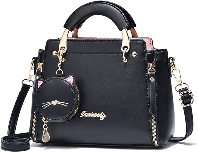 Xiaoyu Fashion Purses and Handbags for Women Ladies Leather Top Handle