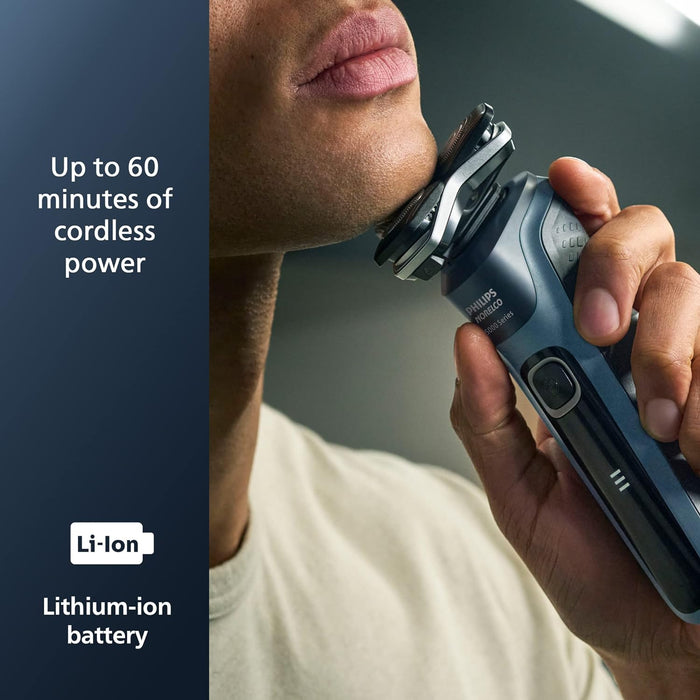 Philips Norelco Shaver 5400, Rechargeable Wet & Dry Shaver with Pop-Up Trimmer, S5880/81