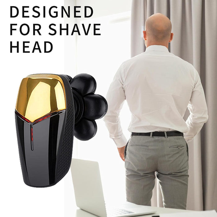 Head Shavers for Bald Men Electric Rotary 5 in 1 Shaver Beard Trimmer Grooming Kit, Rechargeable USB Faster-Charging LED Display Waterproof Wet/Dry Clippers