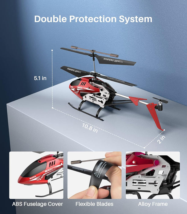 SYMA RC Helicopters, S50H Remote Control Helicopter Toys for Boys Girls with 2 Batteries, Altitude Hold, One-Key Take Off/Landing, 2 Speed Modes, Gift for 8 9 10 11 12 Years Old