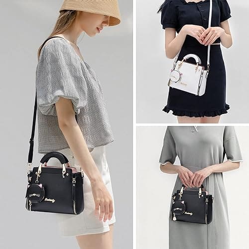 Xiaoyu Fashion Purses and Handbags for Women Ladies Leather Top Handle