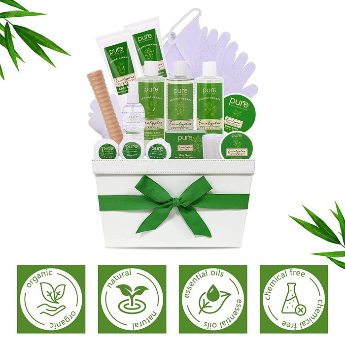 Luxurious Spa Gift Basket for Couples. Bath Gift Baskets for Women & Men