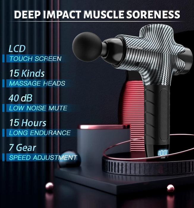 DACORM Massage Gun, Muscle Massage Gun Deep Tissue for Athletes