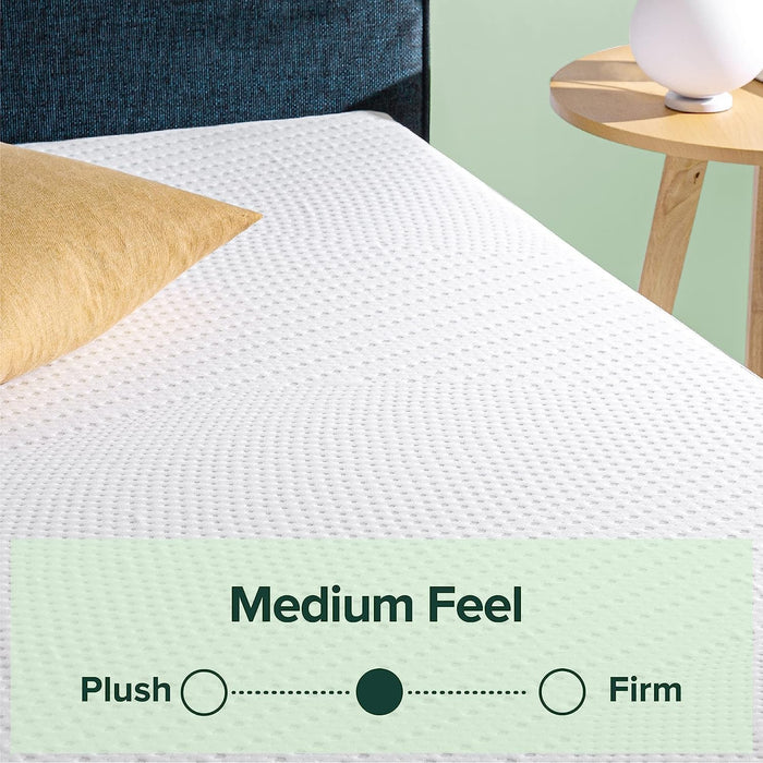 ZINUS 6 Inch Cooling Essential Foam Mattress, Bed-in-a-Box, CertiPUR-US Certified, Queen, White
