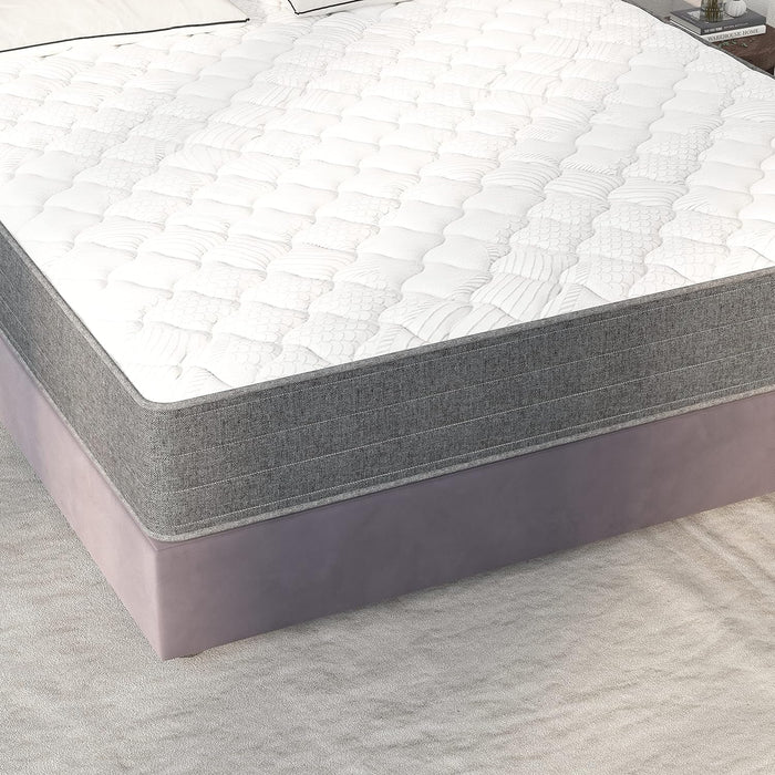 NapQueen Full Mattress, 8 Inch Victoria Hybrid Cooling Gel Infused Pocket Spring and Memory Foam Mattress, Full Size Mattress Bed in a Box, CertiPUR-US Certified, Fiberglass-Free Mattress