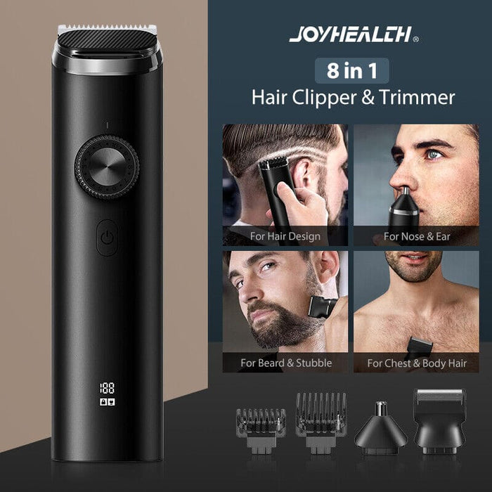 Men's Beard Trimmer Hair Clipper Waterproof Electric Body Shaver Grooming Kits