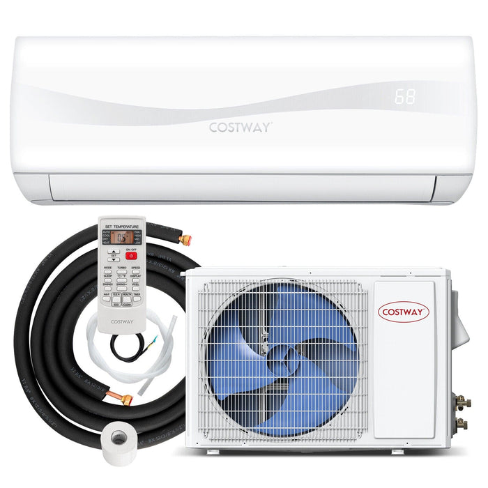 18000 BTU Mini Split Air Conditioner & Heater 19 SEER2 1250 Sq. Ft Coverage