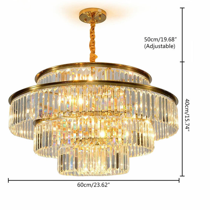 Crystal Ceiling Light Modern LED Lamp Bedroom Living Room Chandelier Light