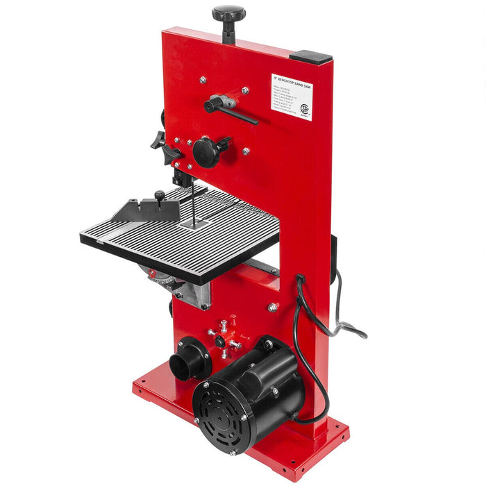 9" 3 Amp 2340 RPM Benchtop Stationary Wood Cutting BandSaw Dust Collection Port