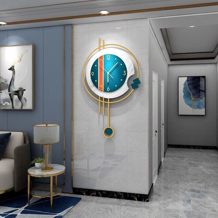 BSHAPPLUS Modern Wall Clock Silent Quartz Home Art Decor Clock Living Room