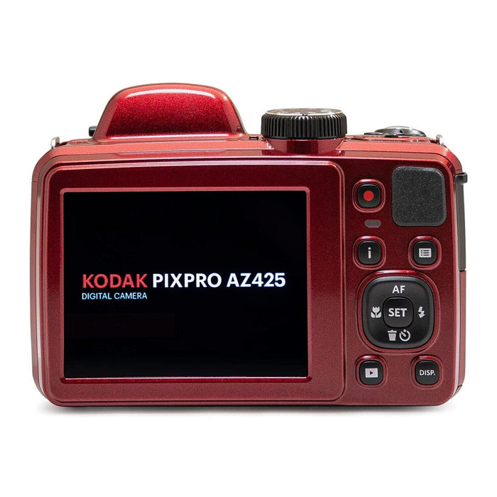 Kodak PIXPRO AZ425 Astro Zoom 20MP Camera with 42x Zoom Red with Accessory kit