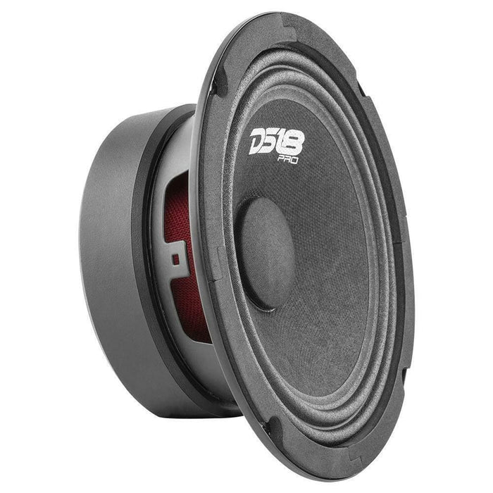 4 x DS18 6.5" 1920W Midrange Loudspeaker 4 Ohm Pro Car Audio PRO-GM6.4