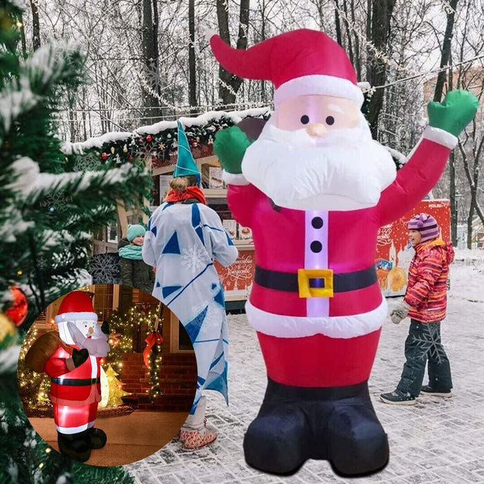 6FT Christmas Inflatable Santa Claus Blow Up Outdoor Yard Xmas Party Decorations