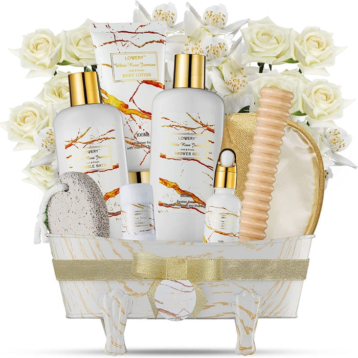 Elegant Spa Gifts for Women, Relaxation Gifts for Her, Bath and Body Gift Set