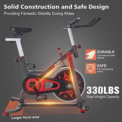 Pro Exercise Bike Fitness Gym Indoor Cycling Stationary Bicycle Home Cardio Work