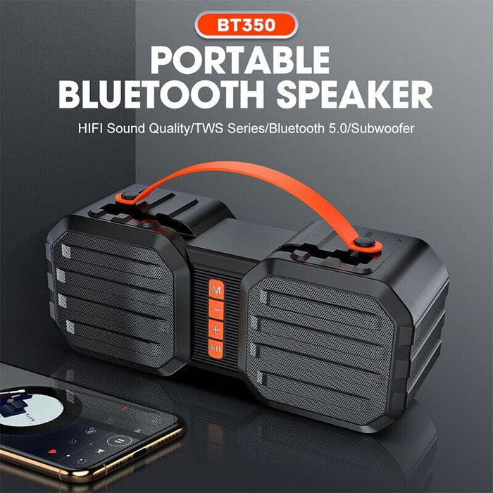 Portable Wireless Bluetooth Speaker Heavy Bass Loud Speaker Long Playing Time