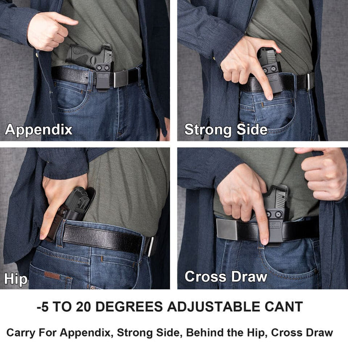 Gun&Flower SCCY CPX-1, CPX-2 Gun Holster IWB 9mm Handgun Concealed Carry Holster