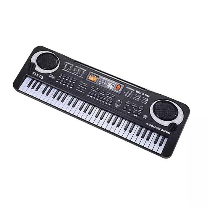 61 Keys Kids Digital Music Electronic KeyBoard Electric Piano + Microphone