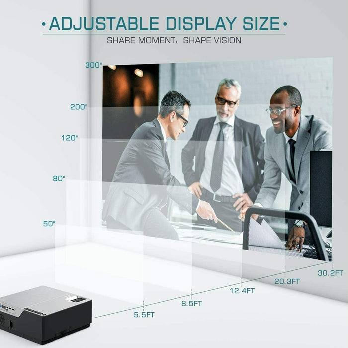 VANKYO Performance V600 LED Projector Native 1080P Smart Home Theater Cinema HDMI