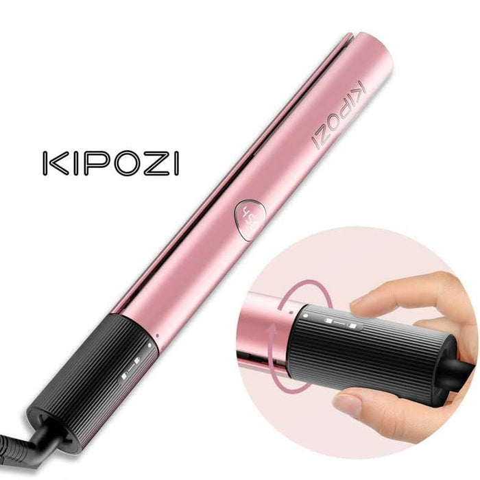KIPOZI Hair Straightener Curler Titanium Styler Instant
