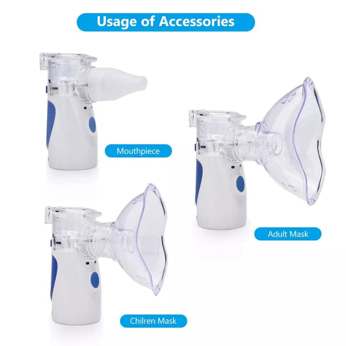 Portable Ultrasonic Nebulizer Personal Mini Steam Inhaler Mist Machine