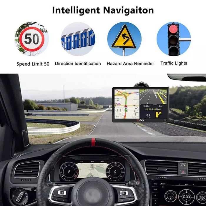 XGODY Car GPS Navigation 7 INCH HD Screen 256MB+8GB